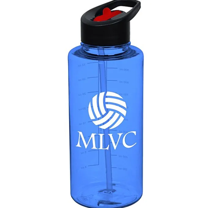 Mountain Bottle with Two-Tone Flip Straw Lid - 36 oz
