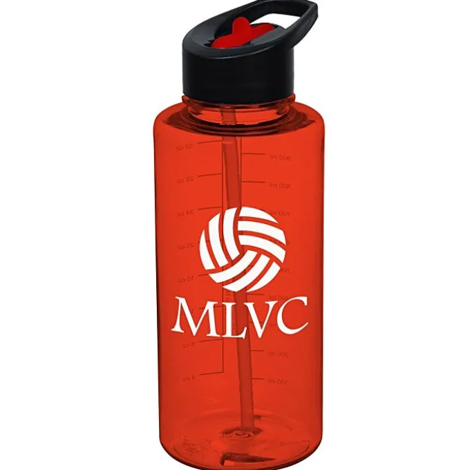Mountain Bottle with Two-Tone Flip Straw Lid - 36 oz