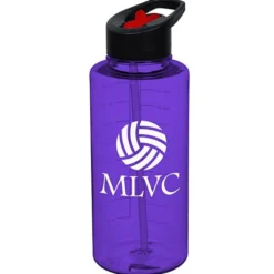 Mountain Bottle with Two-Tone Flip Straw Lid - 36 oz