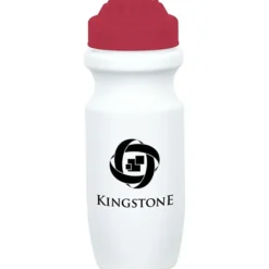 Move-It Bike Bottle with Flip Lid - 20 oz - White