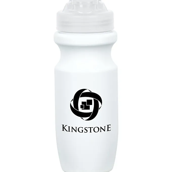 Move-It Bike Bottle with Flip Lid - 20 oz - White