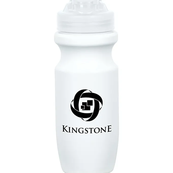 Move-It Bike Bottle with Flip Lid - 20 oz - White