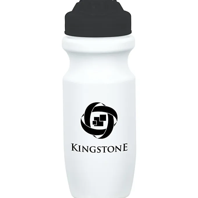 Move-It Bike Bottle with Flip Lid - 20 oz - White