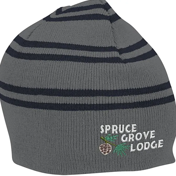 Multi-Stripe Knit Beanie