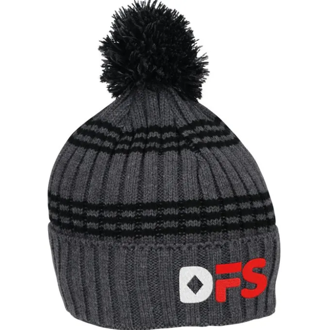 Multi-Stripe Rib Knit Beanie - 24 hr