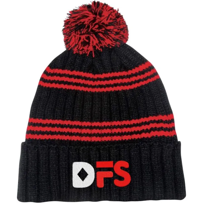 Multi-Stripe Rib Knit Beanie - 24 hr