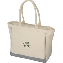 Namaste 16-oz Cotton Yoga Tote - Embroidered