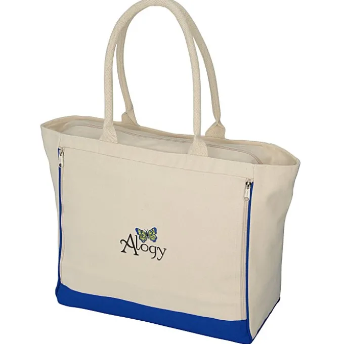 Namaste 16-oz Cotton Yoga Tote - Embroidered