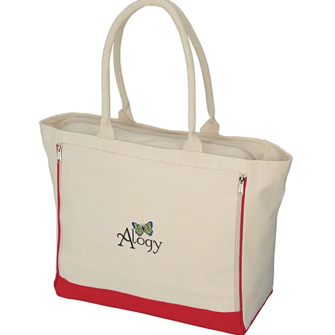 Namaste 16-oz Cotton Yoga Tote - Embroidered