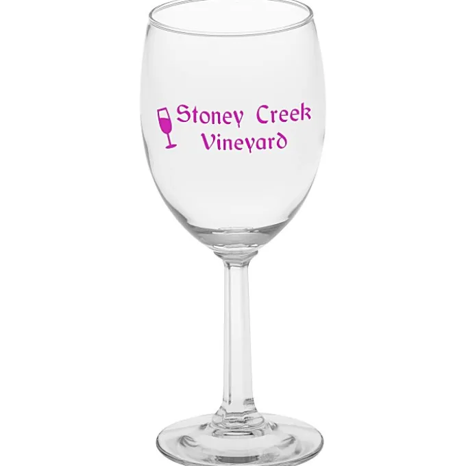 Napa Valley Optic Stem Wine Glass - 8 oz