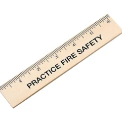 Natural Finish Ruler - 6 inches - 24 hr