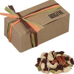 Natural Kraft Box - Deluxe Trail Mix