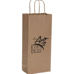 Natural Kraft Shopping Bag - 13 inches x 5 1/2 inches