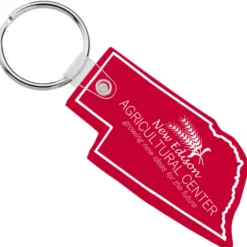 Nebraska Soft Keychain - Translucent