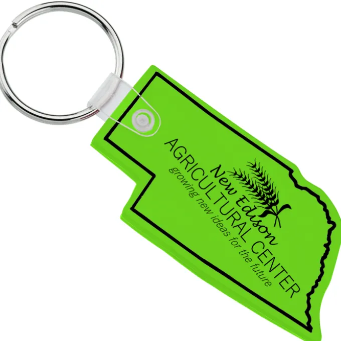 Nebraska Soft Keychain - Translucent