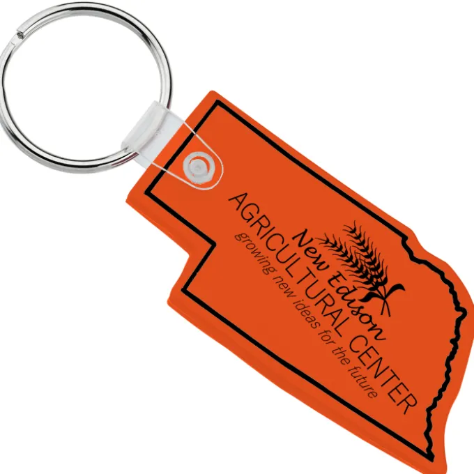 Nebraska Soft Keychain - Translucent