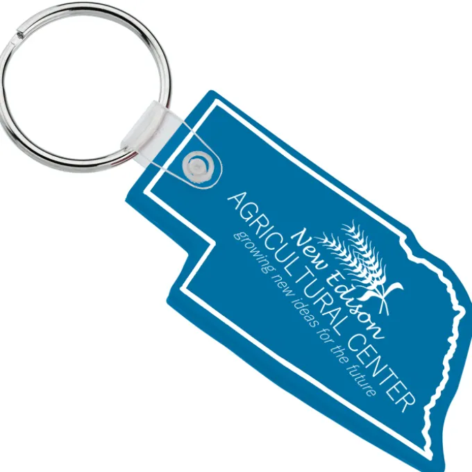 Nebraska Soft Keychain - Translucent