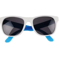 Neon Sunglasses with White Frames