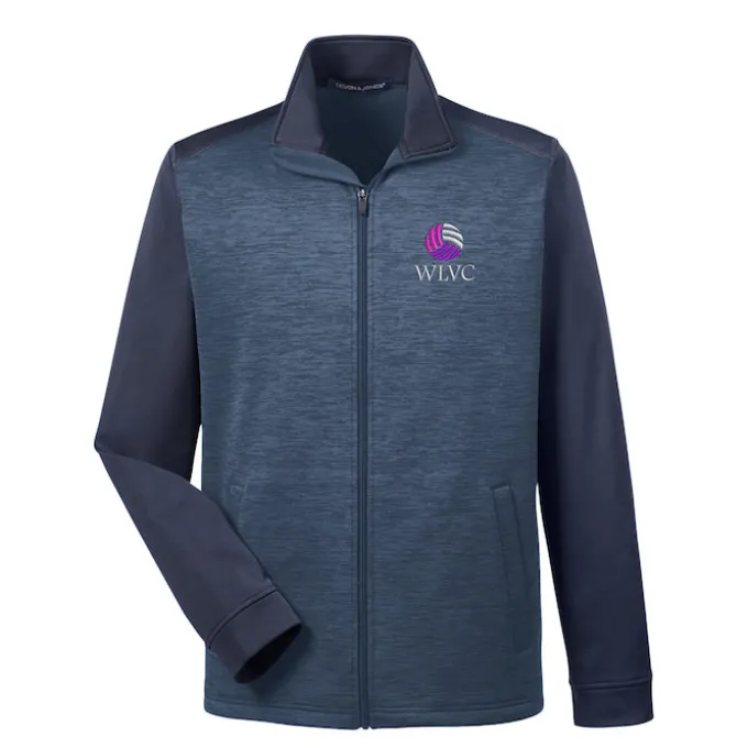 Newbury Colorblock Melange Fleece Jacket - Men's