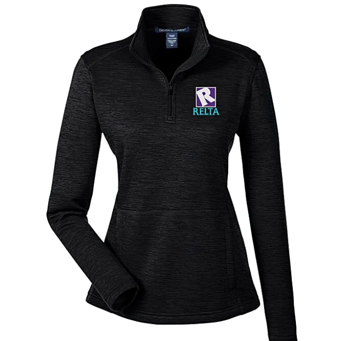 Newbury Melange Fleece 1/4-Zip Pullover - Ladies'