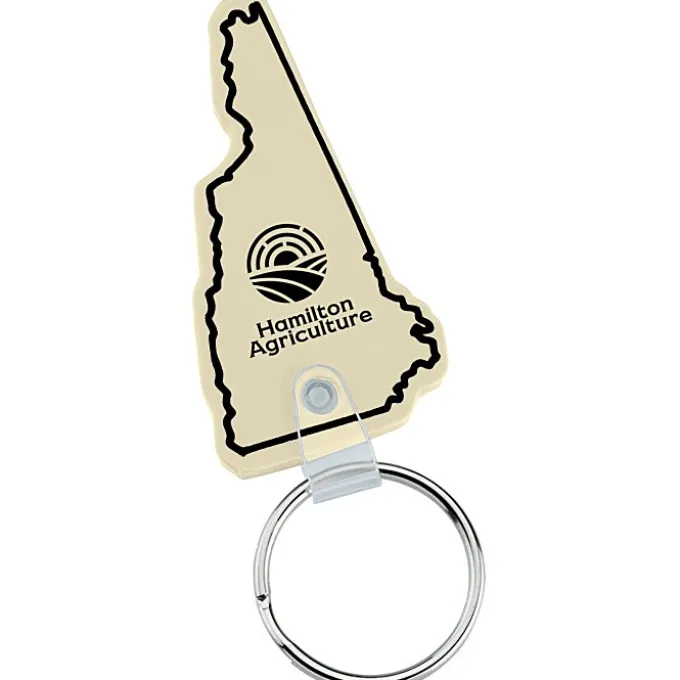 New Hampshire Soft Keychain - Opaque