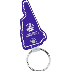 New Hampshire Soft Keychain - Opaque