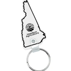 New Hampshire Soft Keychain - Opaque