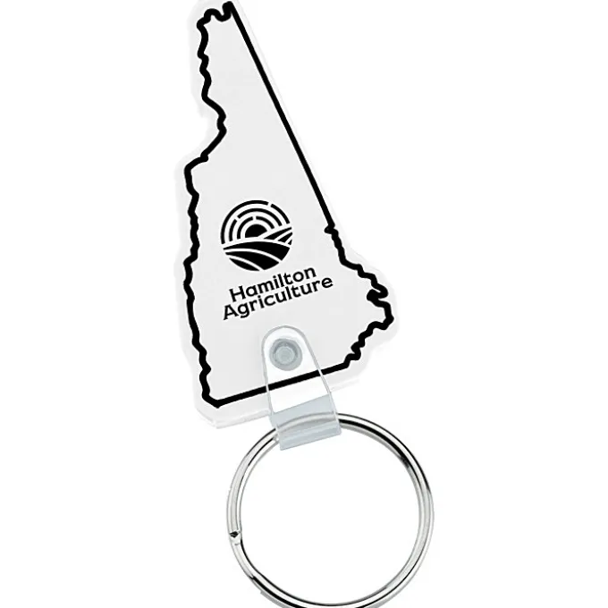 New Hampshire Soft Keychain - Opaque