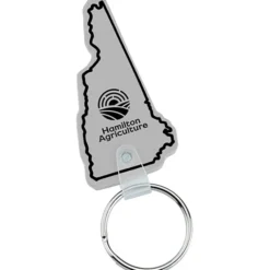 New Hampshire Soft Keychain - Opaque