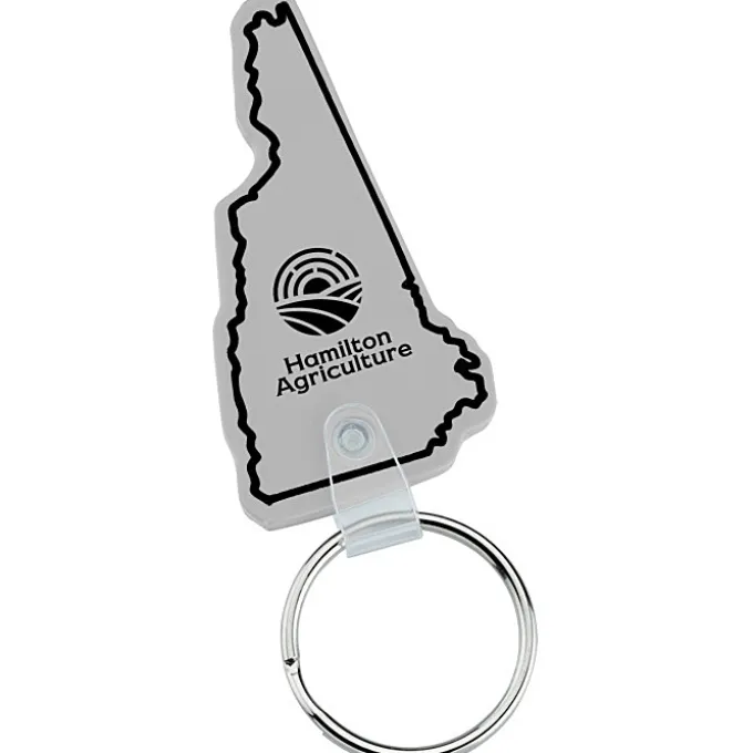 New Hampshire Soft Keychain - Opaque