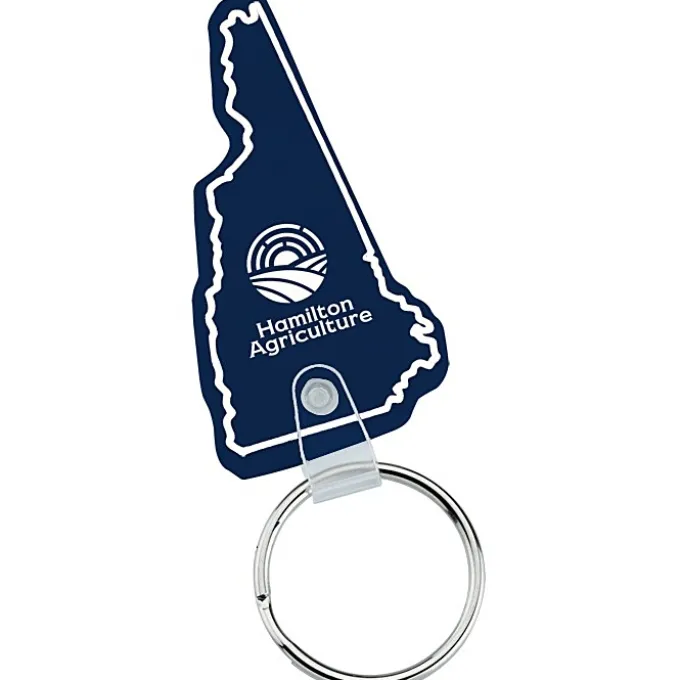 New Hampshire Soft Keychain - Opaque