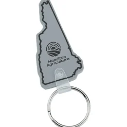 New Hampshire Soft Keychain - Opaque
