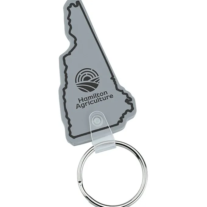 New Hampshire Soft Keychain - Opaque