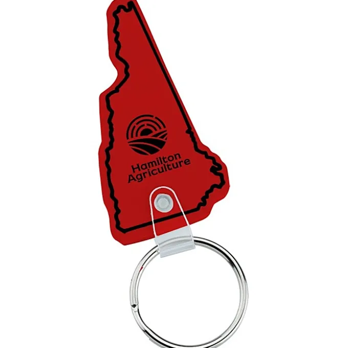 New Hampshire Soft Keychain - Opaque