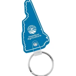 New Hampshire Soft Keychain - Translucent