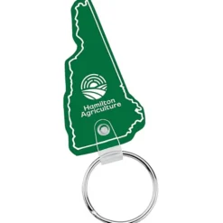 New Hampshire Soft Keychain - Translucent