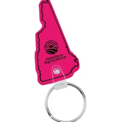 New Hampshire Soft Keychain - Translucent