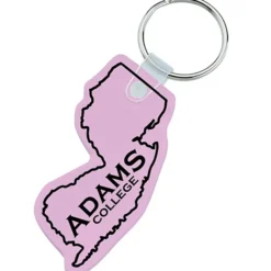 New Jersey Soft Keychain - Opaque