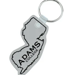 New Jersey Soft Keychain - Opaque