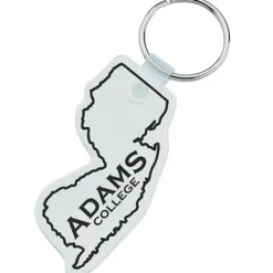 New Jersey Soft Keychain - Opaque