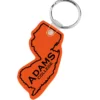 New Jersey Soft Keychain - Translucent