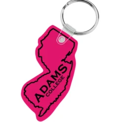 New Jersey Soft Keychain - Translucent