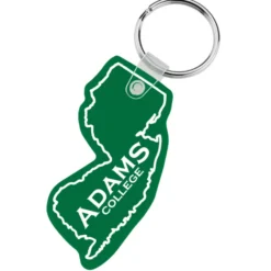 New Jersey Soft Keychain - Translucent
