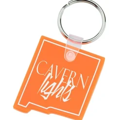New Mexico Soft Keychain - Translucent