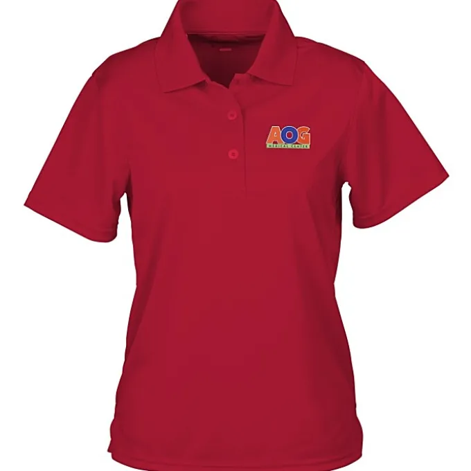 Newport Polyester Mesh Polo - Ladies'