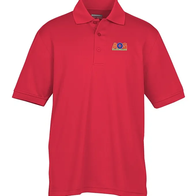 Newport Polyester Mesh Polo - Men's