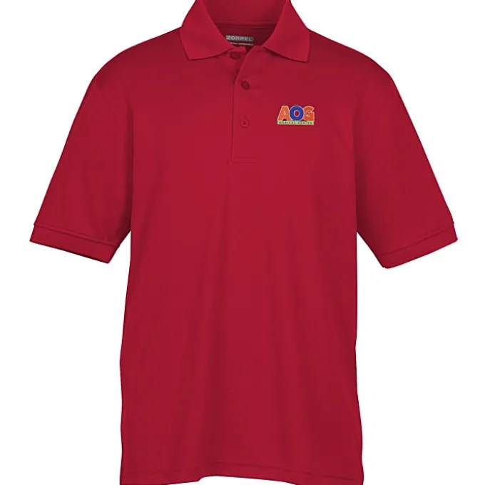 Newport Polyester Mesh Polo - Men's