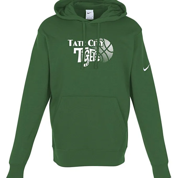 Nike Club Fleece Sleeve Swoosh Pullover Hoodie - Men's - Screen
