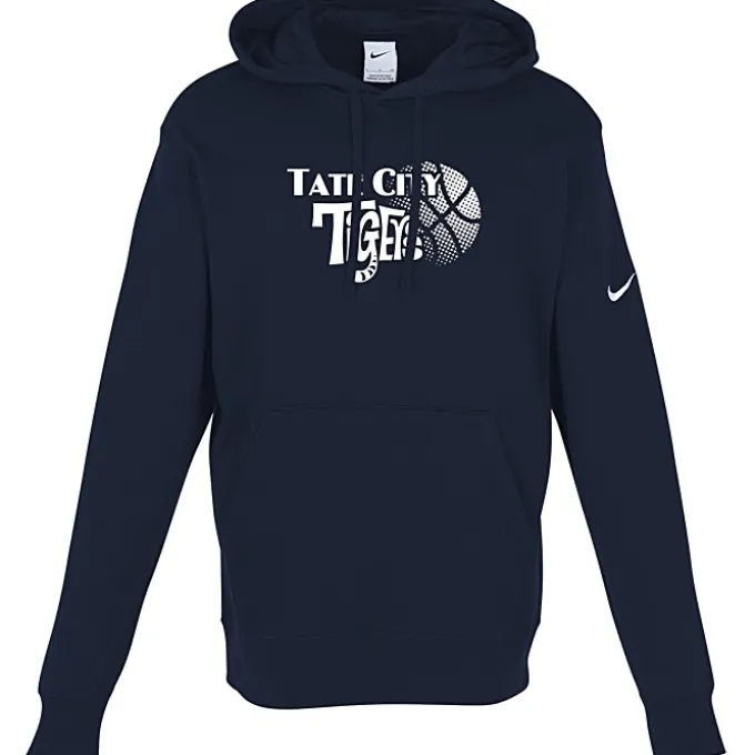 Nike Club Fleece Sleeve Swoosh Pullover Hoodie - Men's - Screen