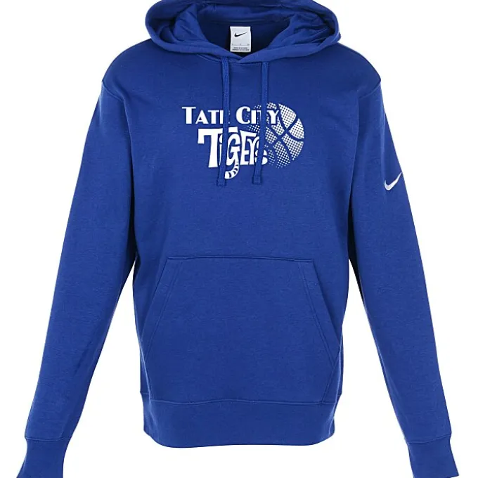Nike Club Fleece Sleeve Swoosh Pullover Hoodie - Men's - Screen